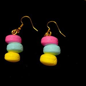 Macarons desert earrings